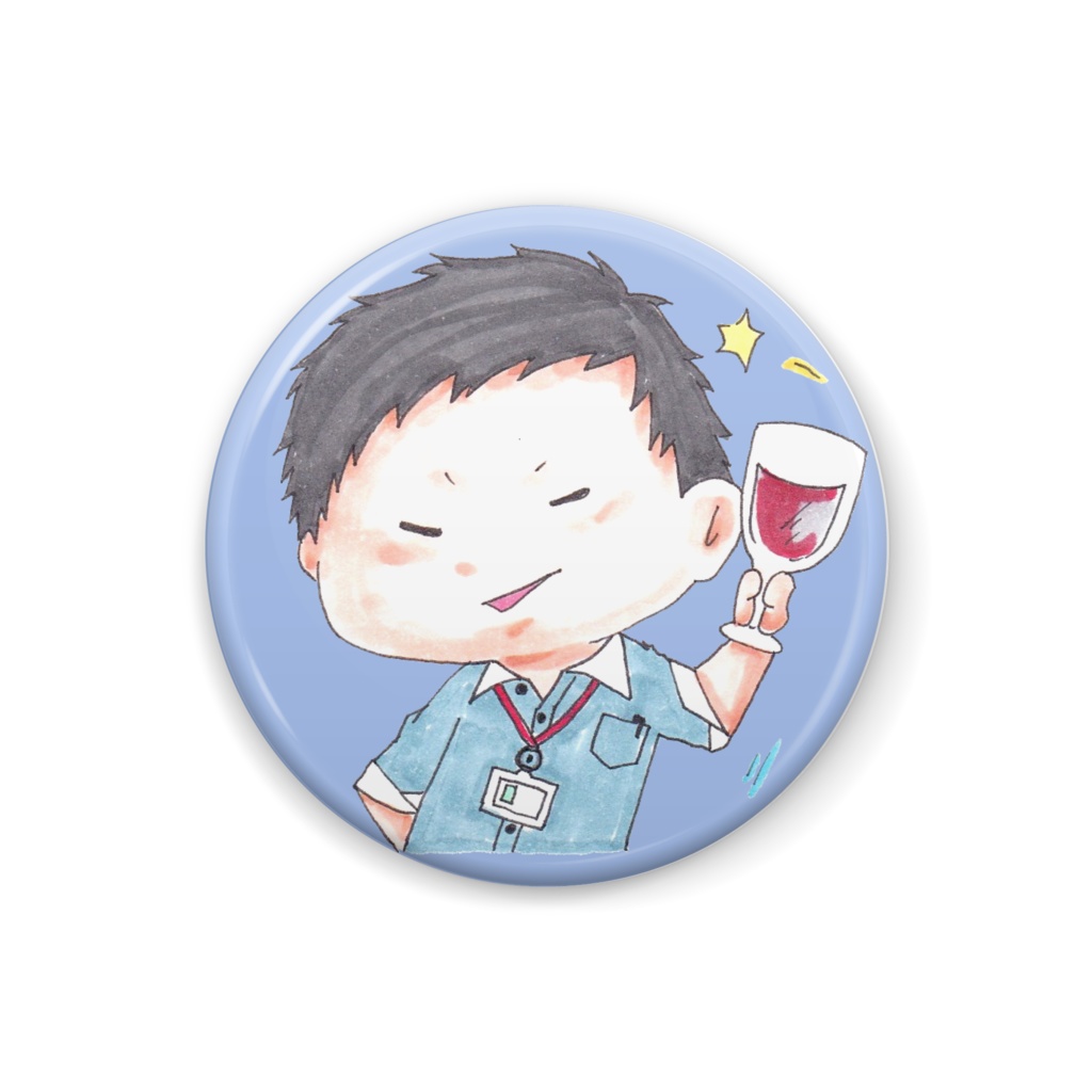 【非公式】社築 お酒缶バッジ