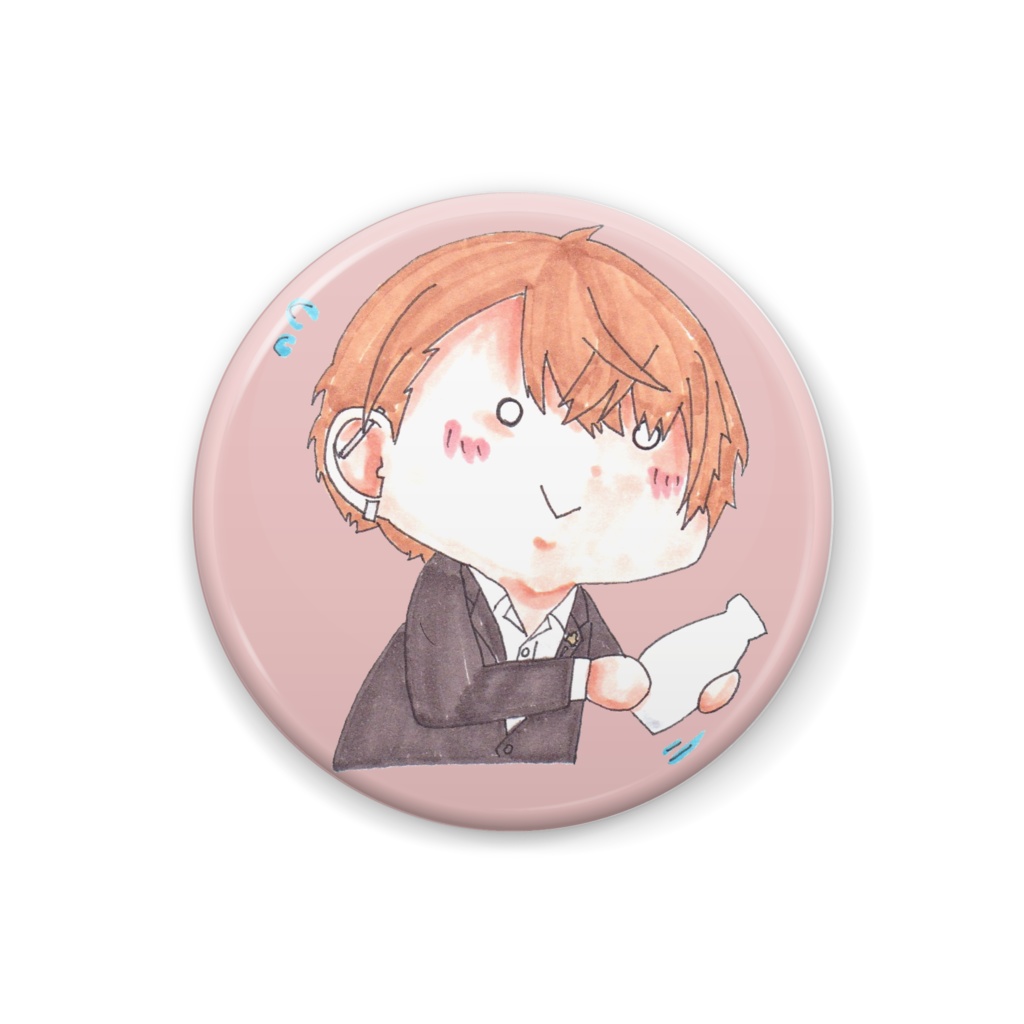 【非公式】加賀美ハヤトB お酒缶バッジ