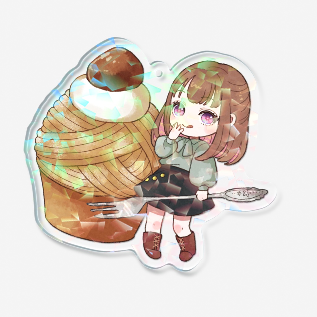 モンブランアクリルキーホルダー