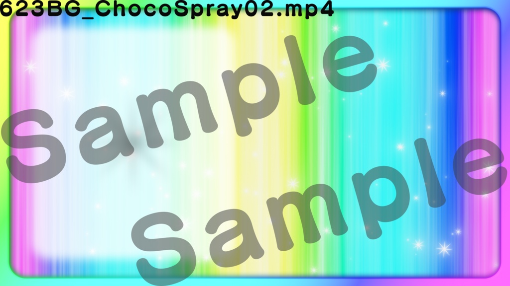 【配信向け動画素材+オーバーレイ】623BG - ChocoSpray(+Overlay)