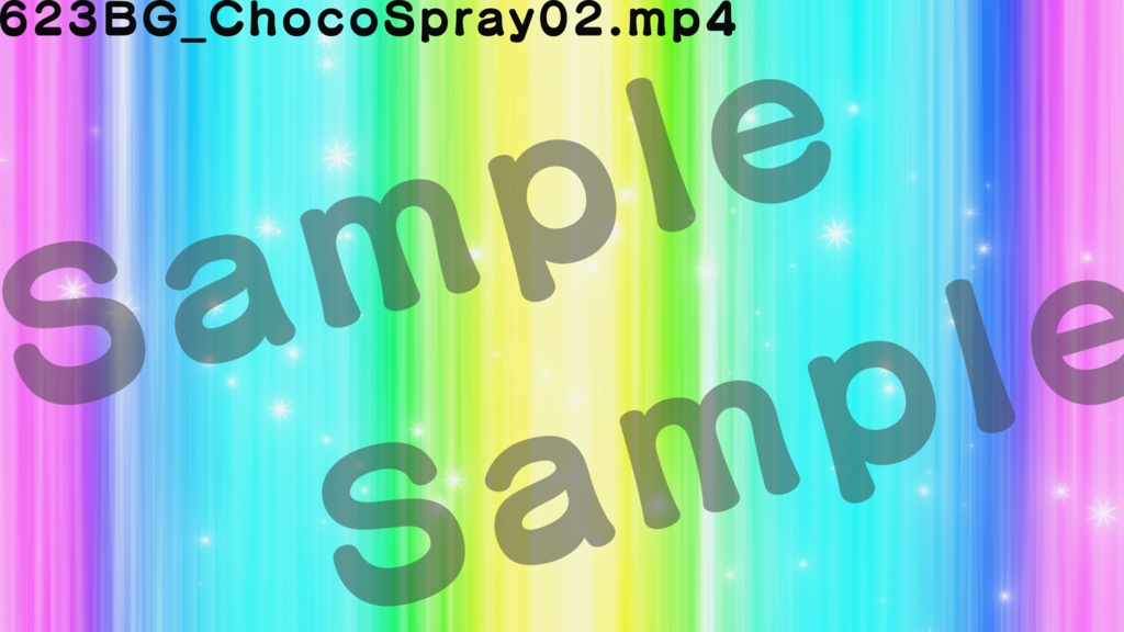 【配信向け動画素材】623BG - ChocoSpray