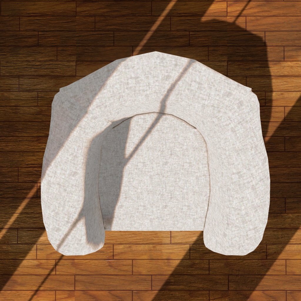 【3Dモデル/無料】シングルソファ(1人掛け)