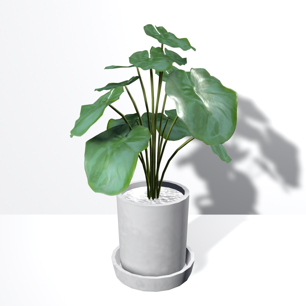 【3Dモデル】ミニ観葉植物 3点セット