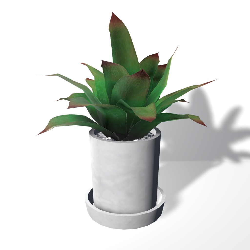 【3Dモデル】ミニ観葉植物 3点セット