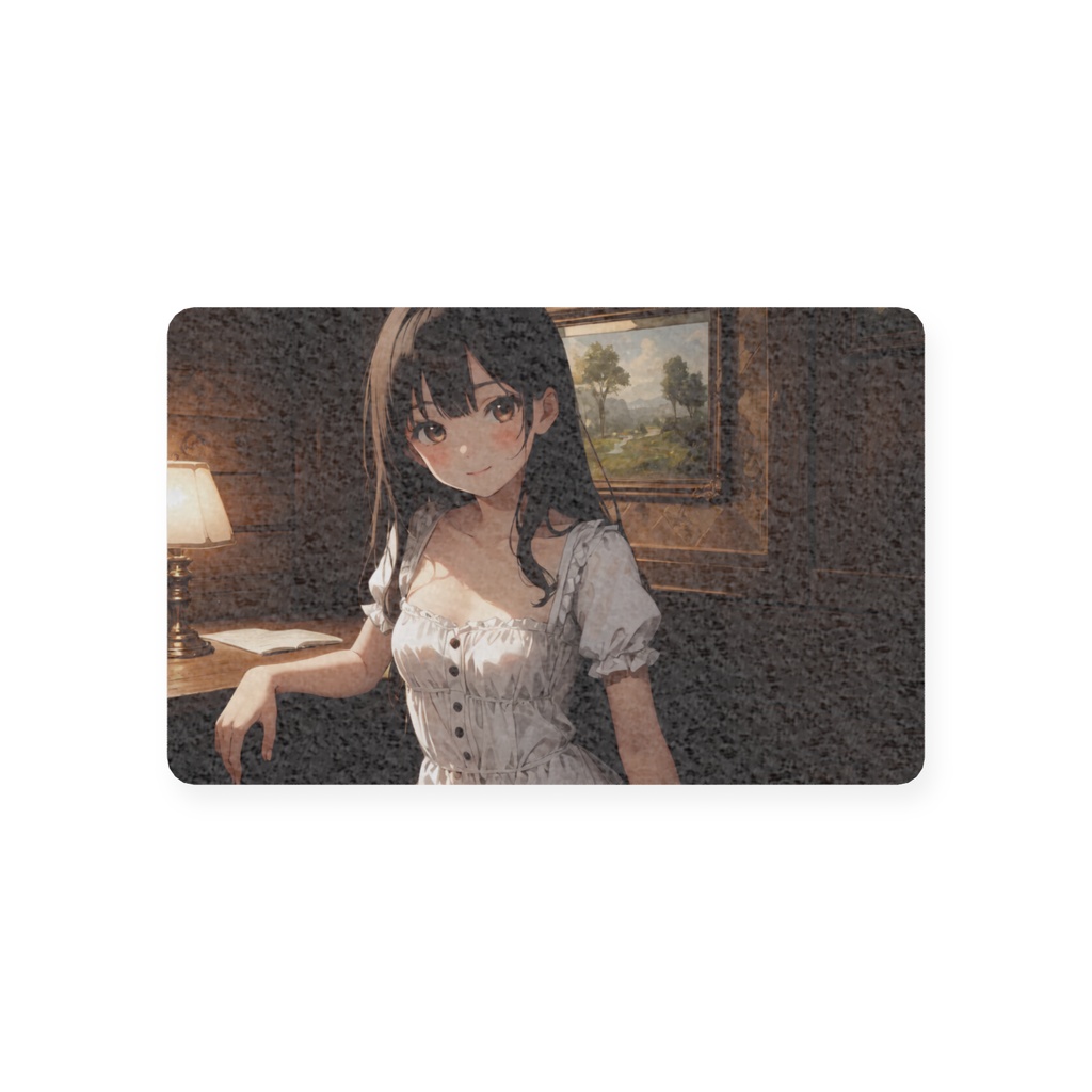 無知無知ファンタジー『ユナ』キラキラ両面プラスチックカード