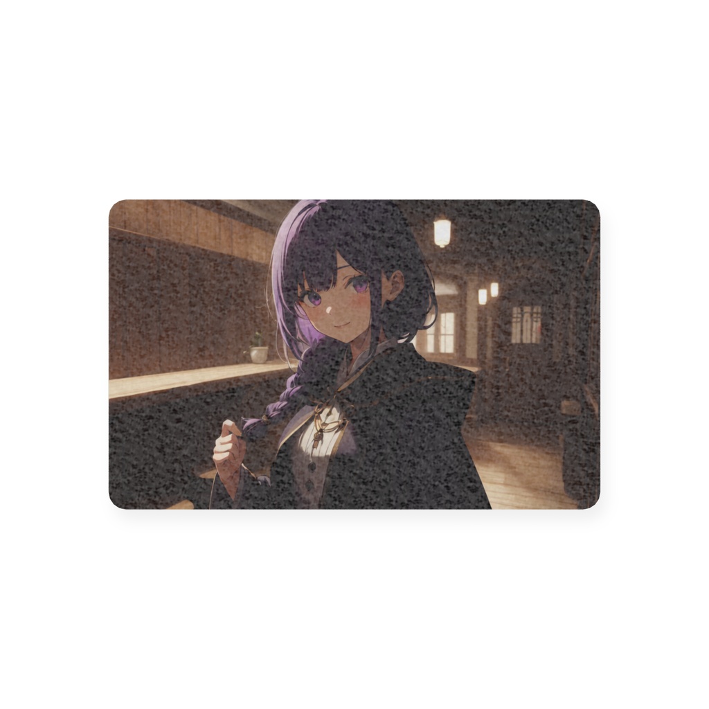 無知無知ファンタジー『フィーネ』キラキラ両面プラスチックカード