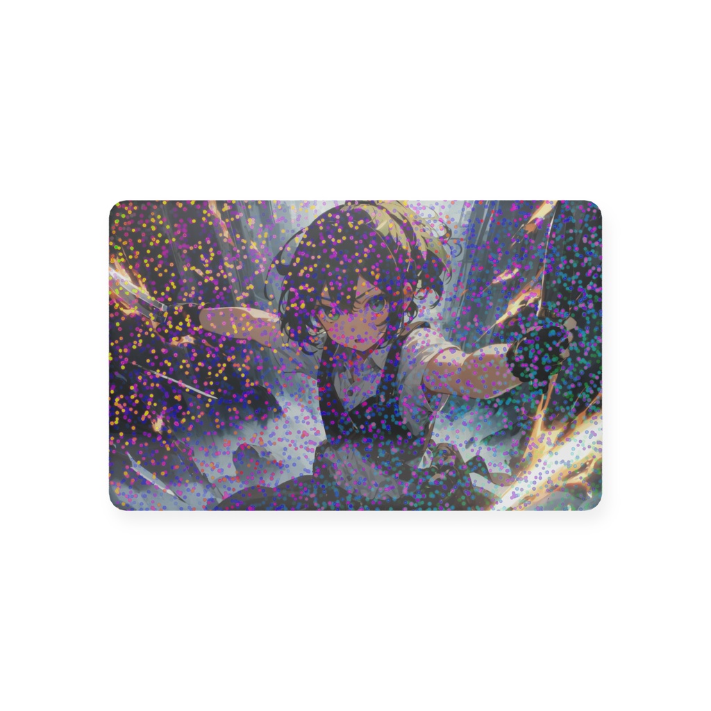 無知無知ファンタジー『コレット』キラキラ両面プラスチックカード