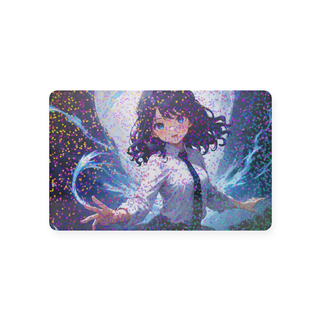 無知無知ファンタジー『エミリア』キラキラ両面プラスチックカード