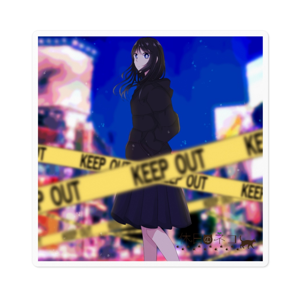 東京ロックダウンステッカー