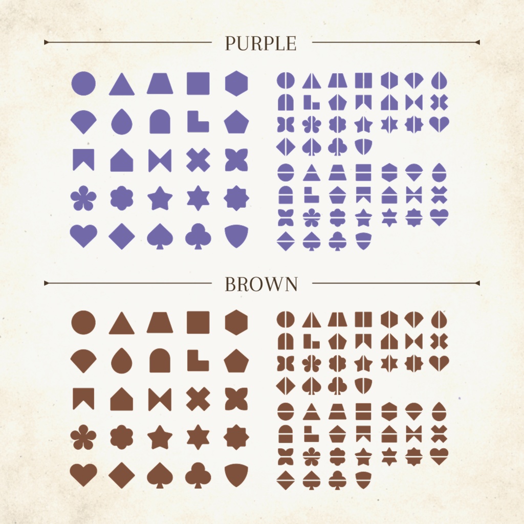 意味深マーク1-シンプル&ハーフカット