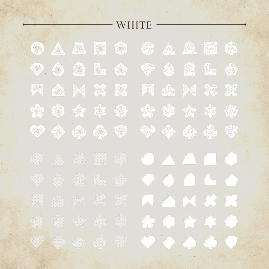 意味深マーク2-レトロ風テクスチャー