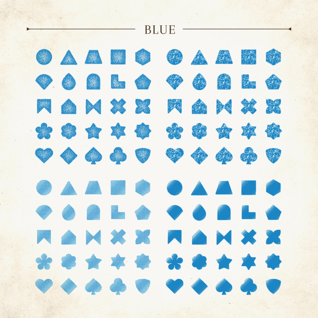 意味深マーク2-レトロ風テクスチャー