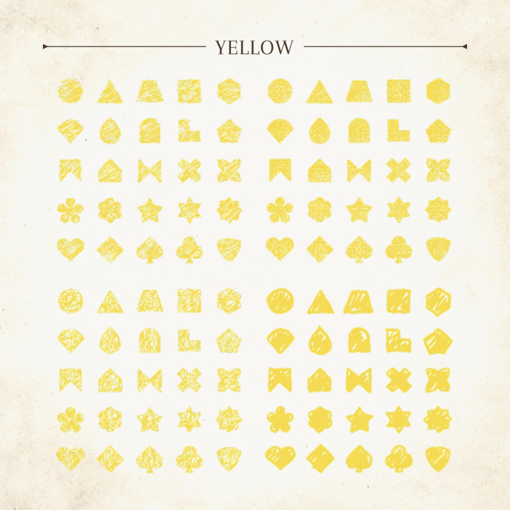 意味深マーク3-手描きテクスチャー