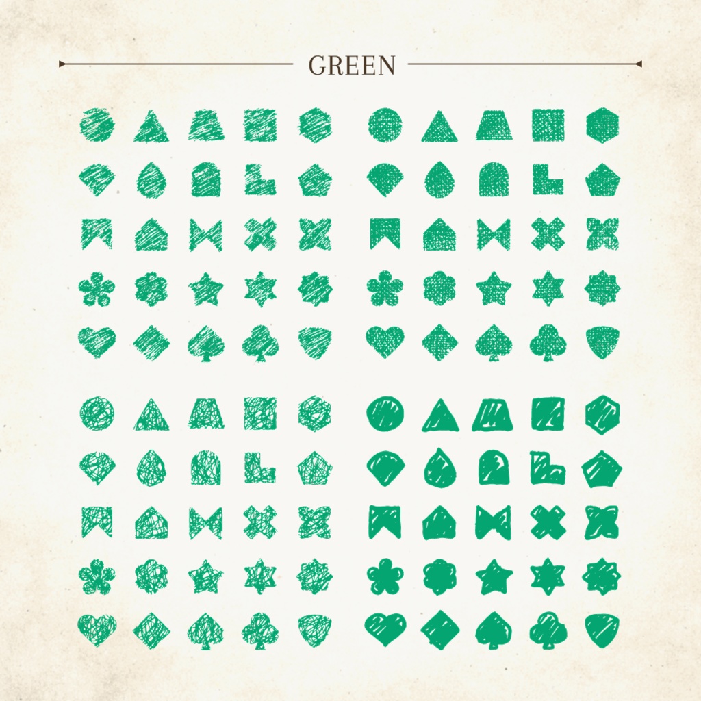 意味深マーク3-手描きテクスチャー