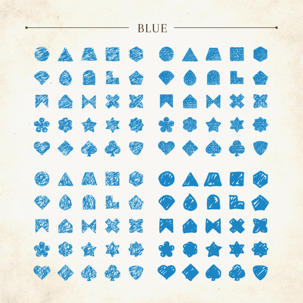 意味深マーク3-手描きテクスチャー