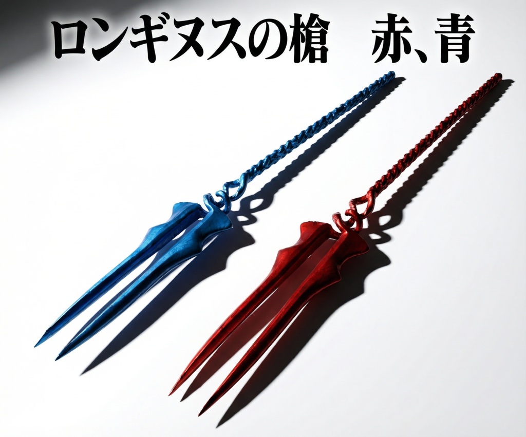 ロンギヌスの槍(青&赤)