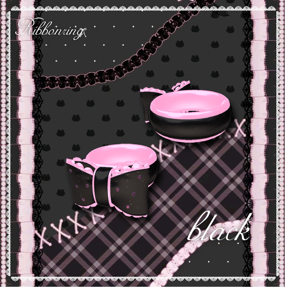 【VRchat/全アバター対応】Ribbonring♥リボンの指輪🎀