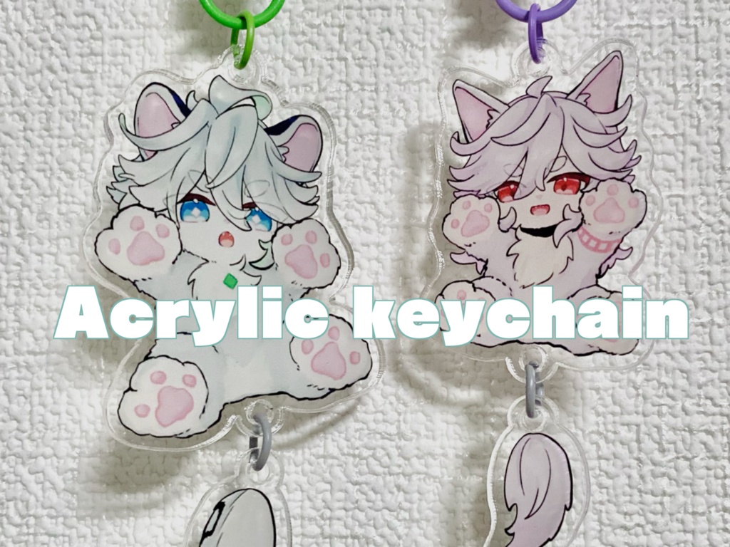 しっぽゆらゆらアクキー