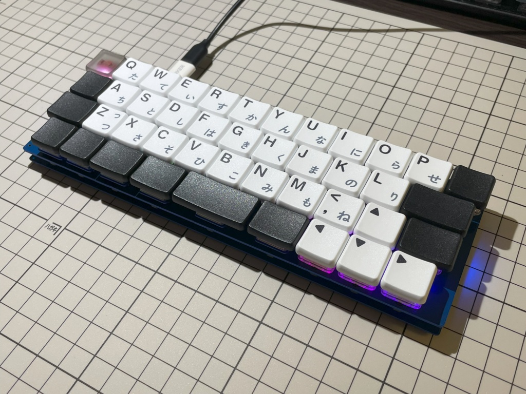 minipeg48互換40%キーボード「azul 43VC」