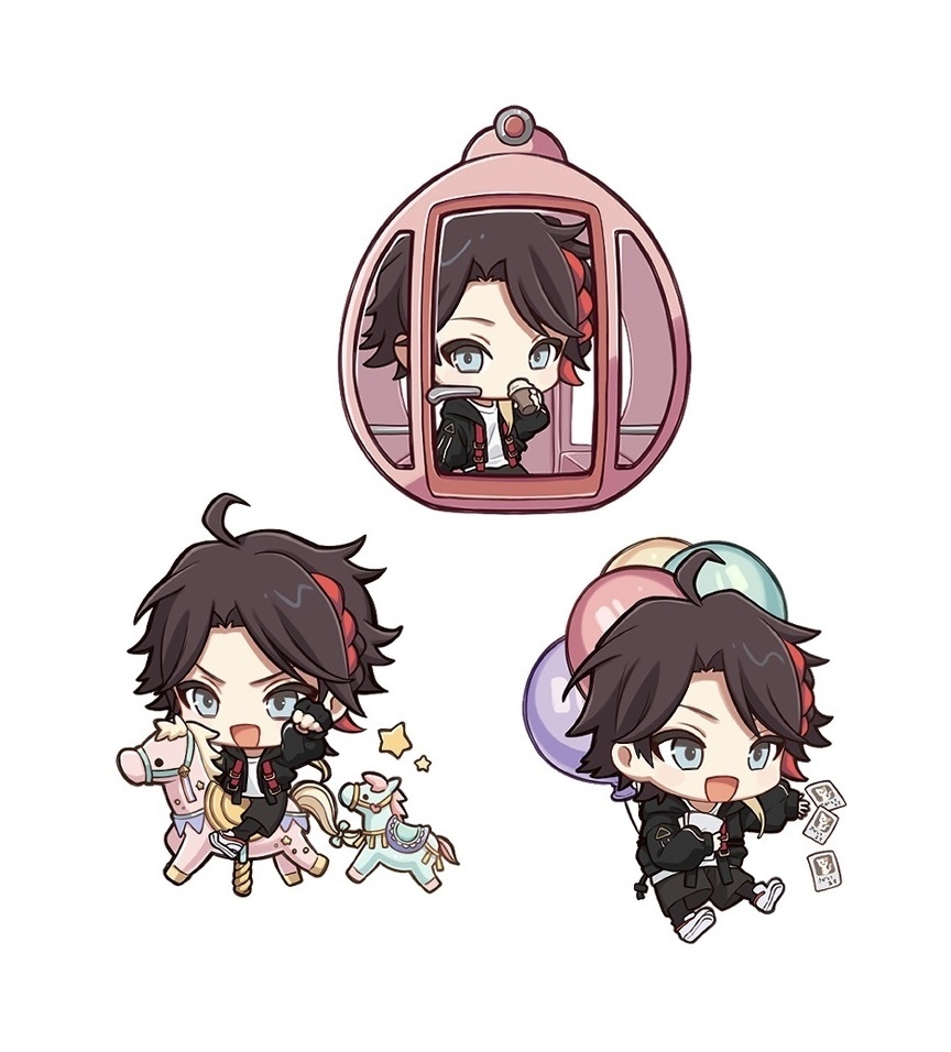 にじそうさく11【三枝明那】キラキラステッカー