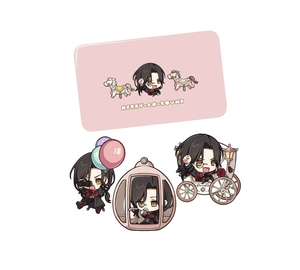 にじそうさく11【シェリン】缶入りステッカー