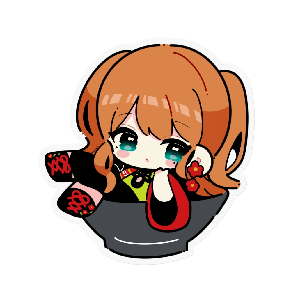 【ステッカー】すっぽりゆりか