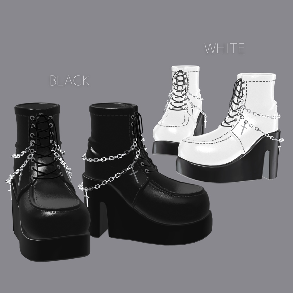 Cross Charm Boots+α