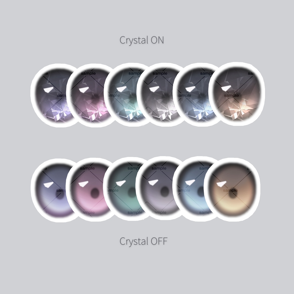 6 Avatar Crystal EYE Texture