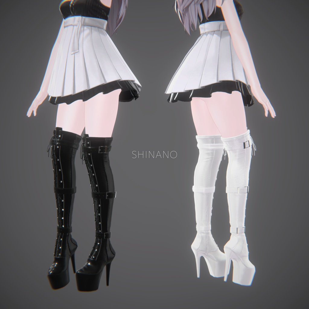 Gothic Over knee boots