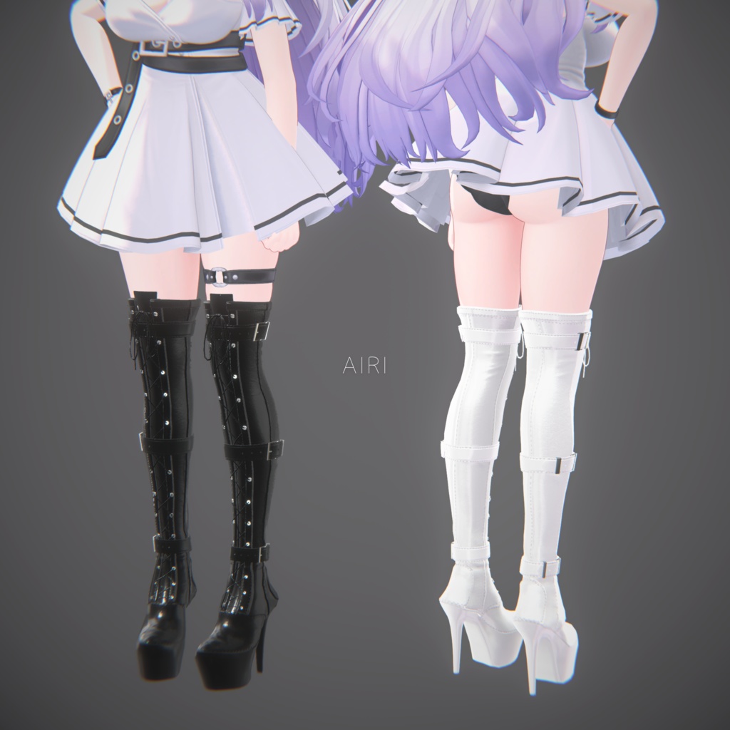 Gothic Over knee boots