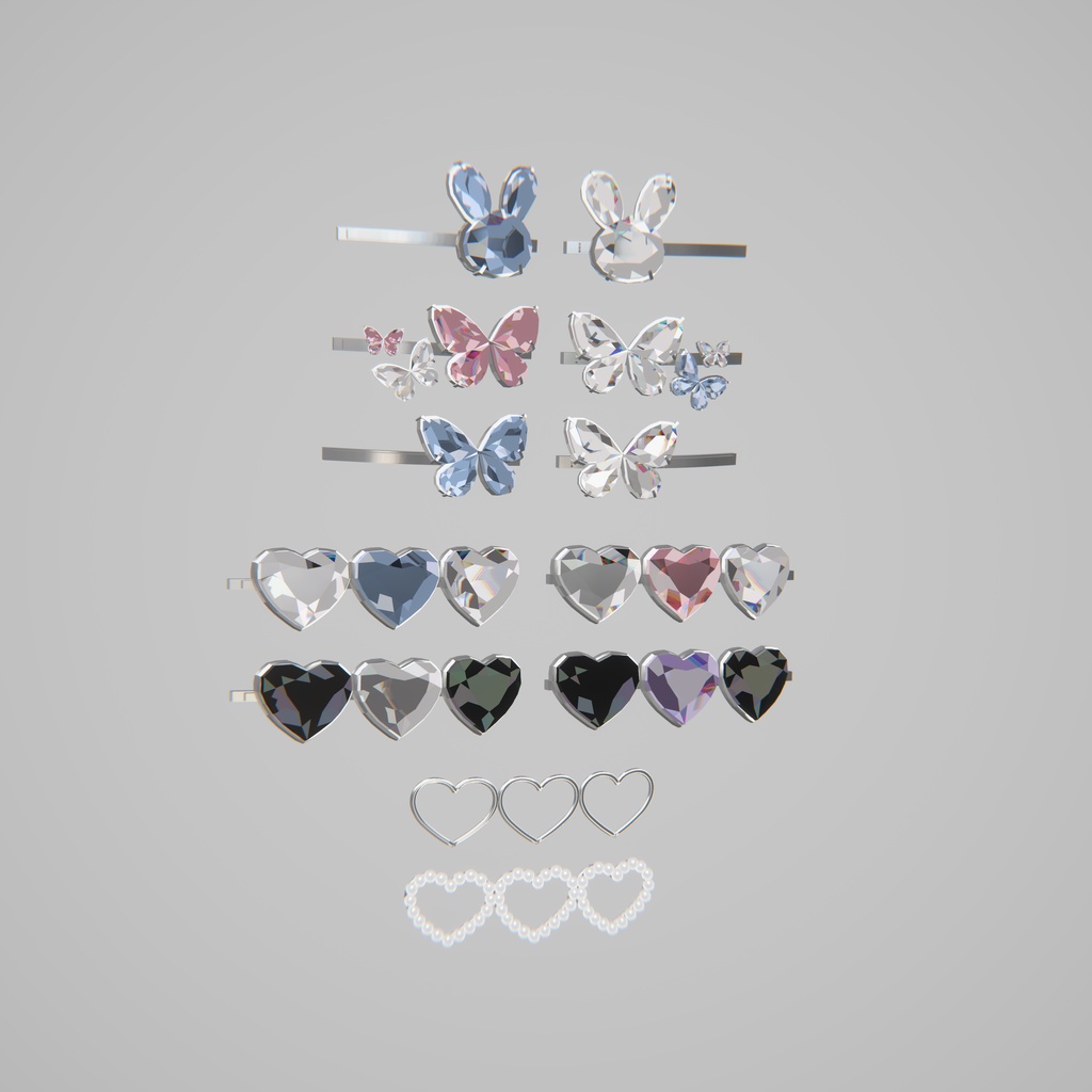 *FREE* Mochi Hairclip set