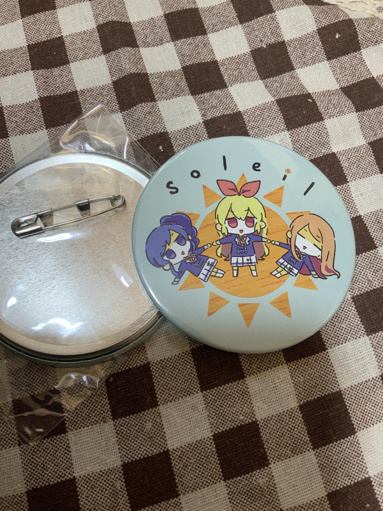 ソレイユ　缶バッジ