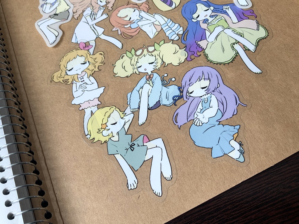 おやすみルミナス シールセット(3枚入り)