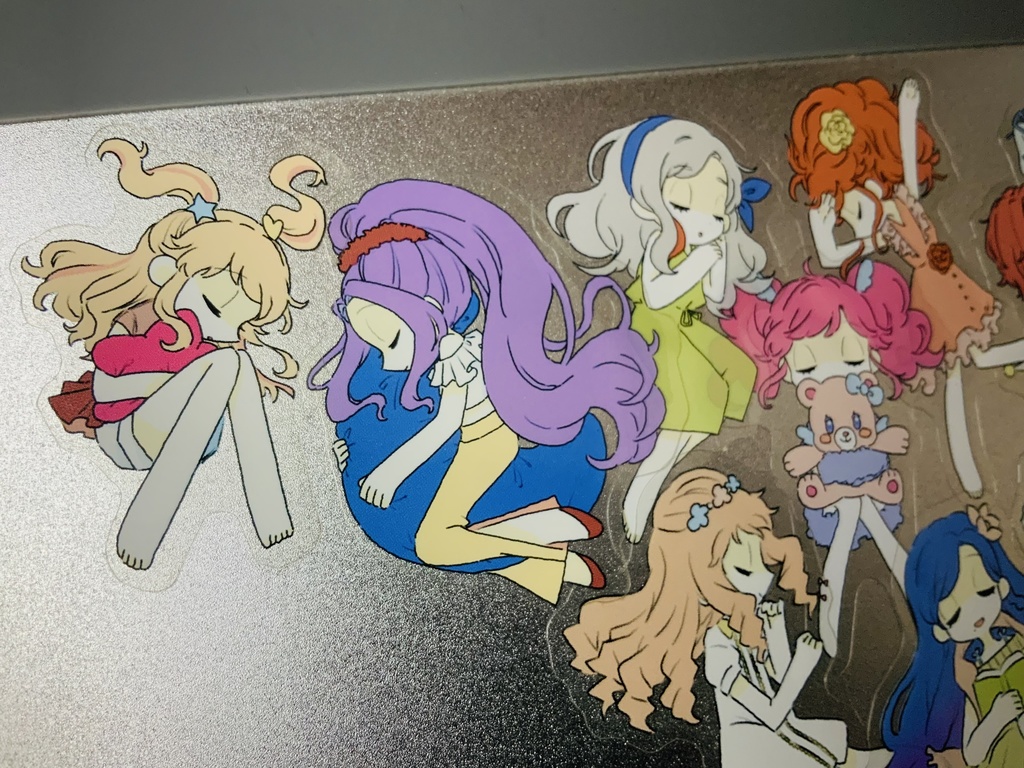 おやすみWM シールセット(2枚入り)