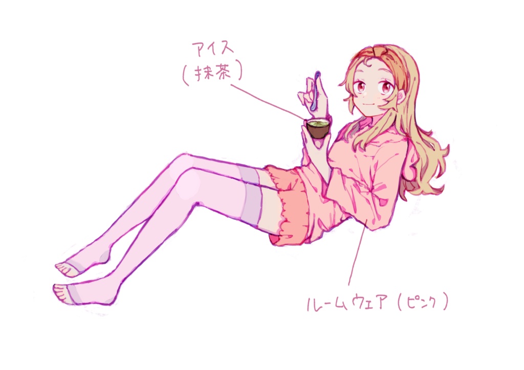 星宮いちごのくつろぎオフタイム シール(全3種)