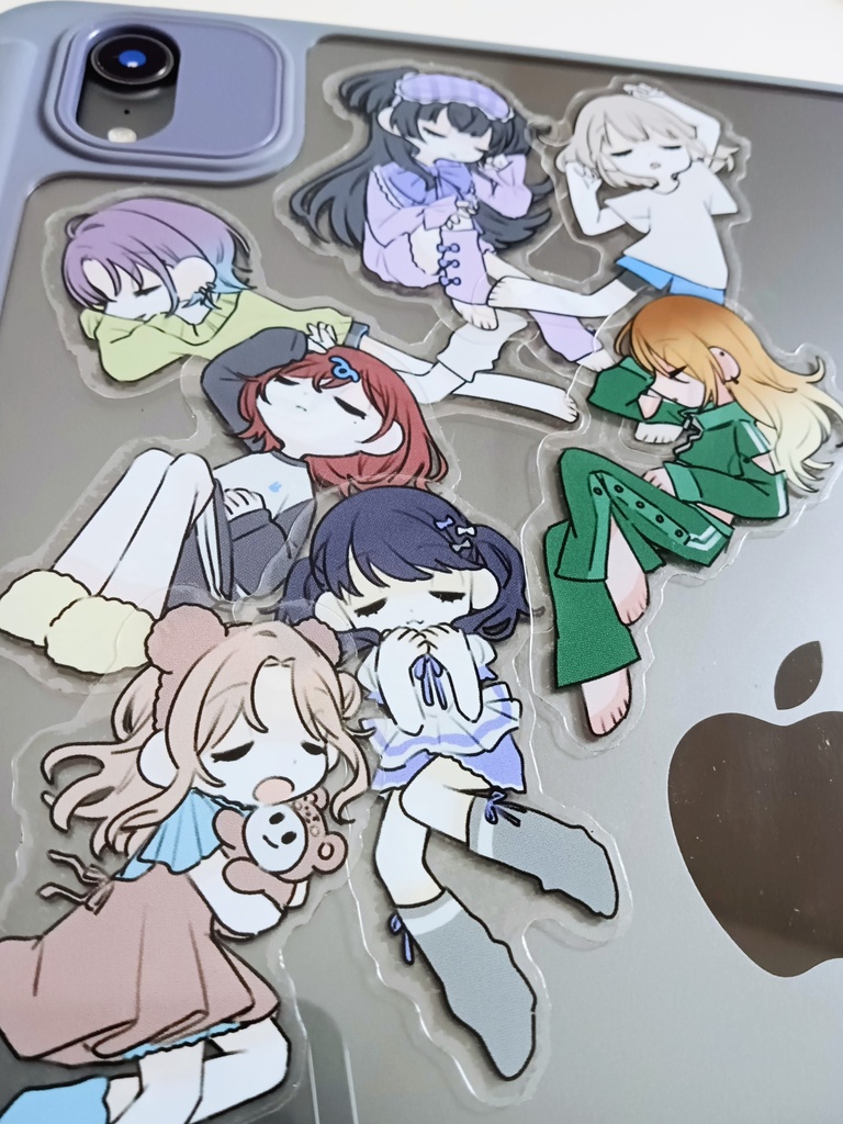 おやすみストレイ シールセット(3枚入り)