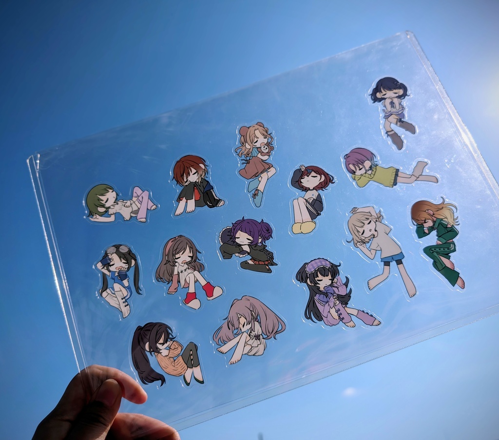 おやすみストレイ シールセット(3枚入り)