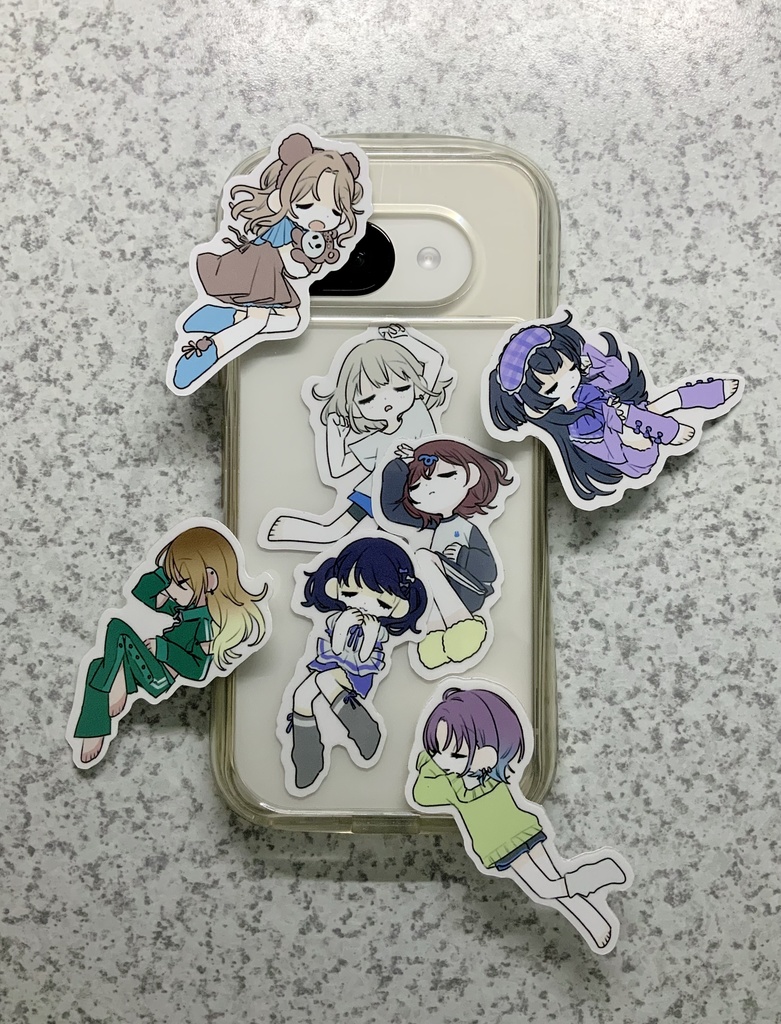 おやすみノクチル シールセット(4枚入り)