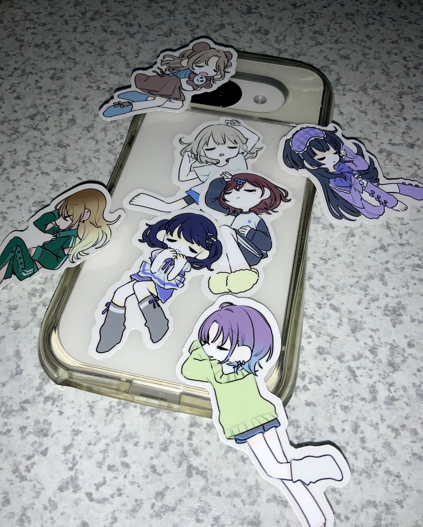 おやすみノクチル シールセット(4枚入り)