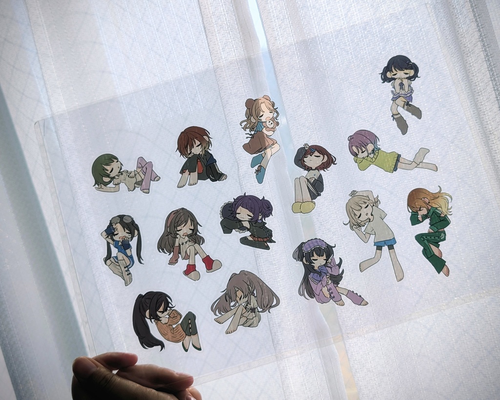 おやすみシーズ シールセット(2枚入り)