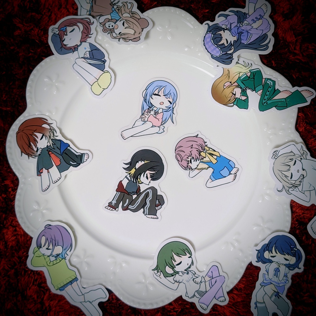 おやすみコメティック シールセット(3枚入り)