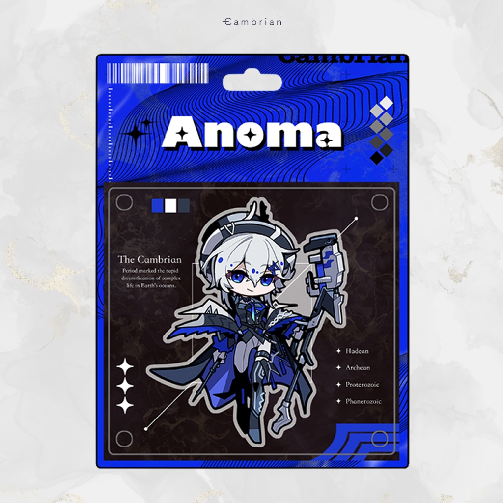 【OC】パッケージ風アクリルキーホルダー