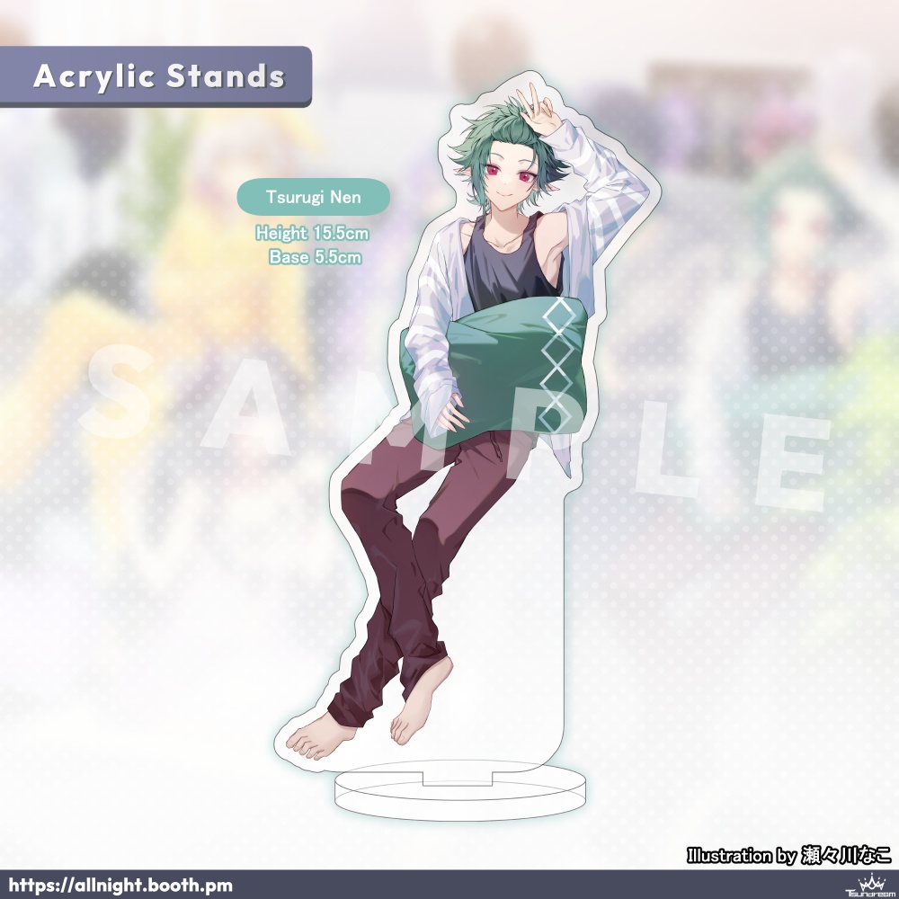 TsunDream Pajama Party - Acrylic Stands