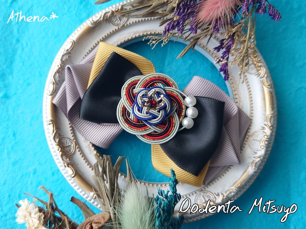 彩花-saika- リボンクリップ (太刀)