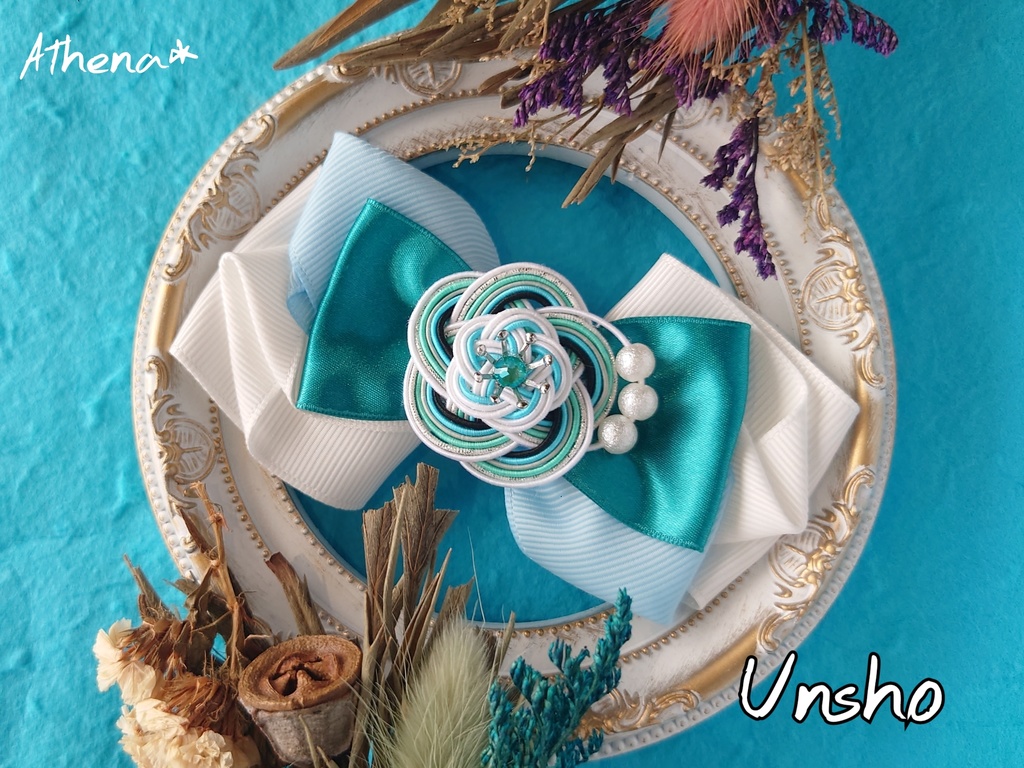 彩花-saika- リボンクリップ (太刀)