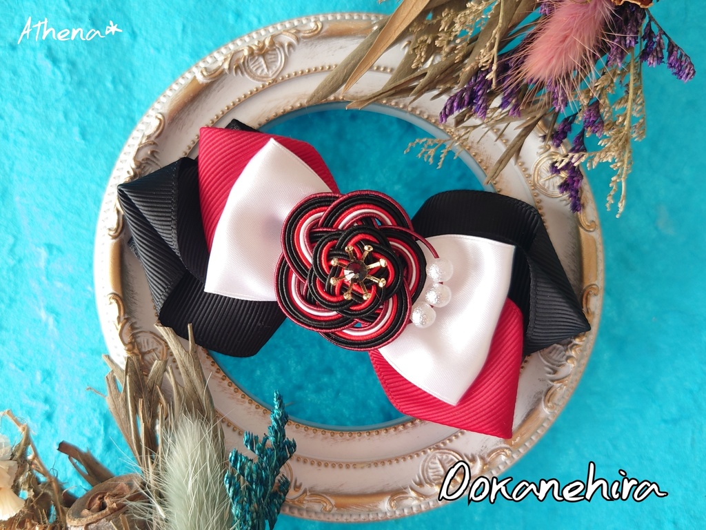 彩花-saika- リボンクリップ (太刀)