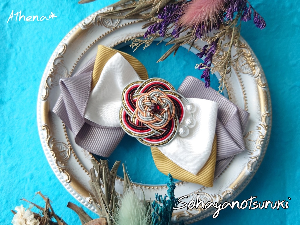 彩花-saika- リボンクリップ (太刀)