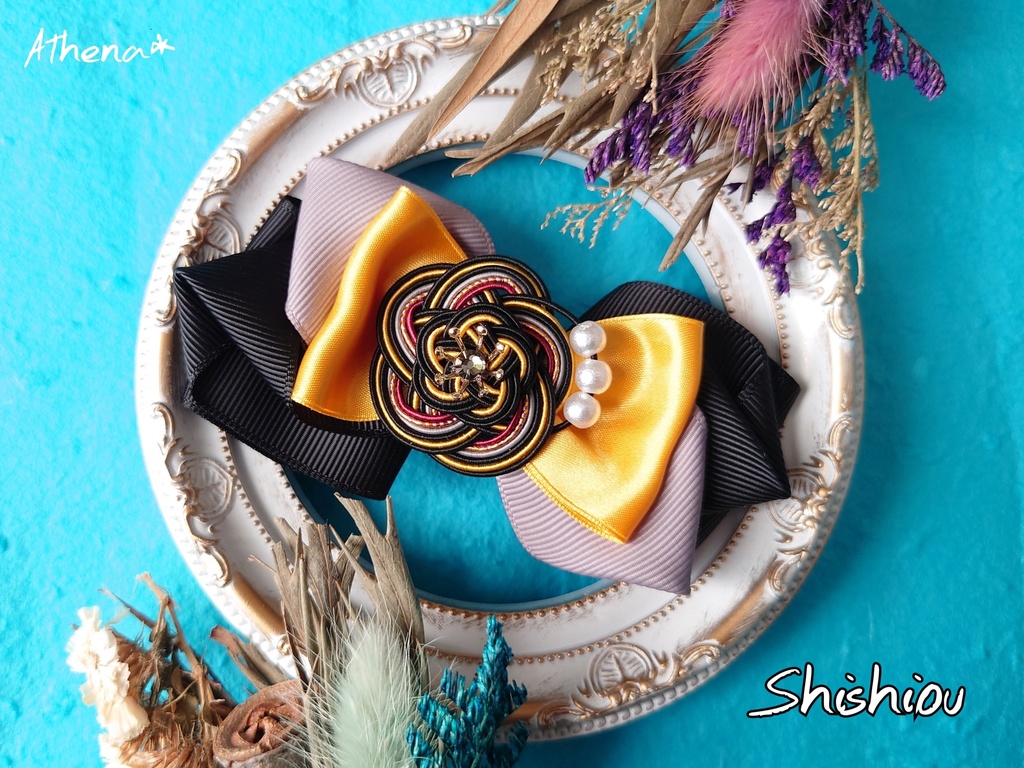 彩花-saika- リボンクリップ (太刀)