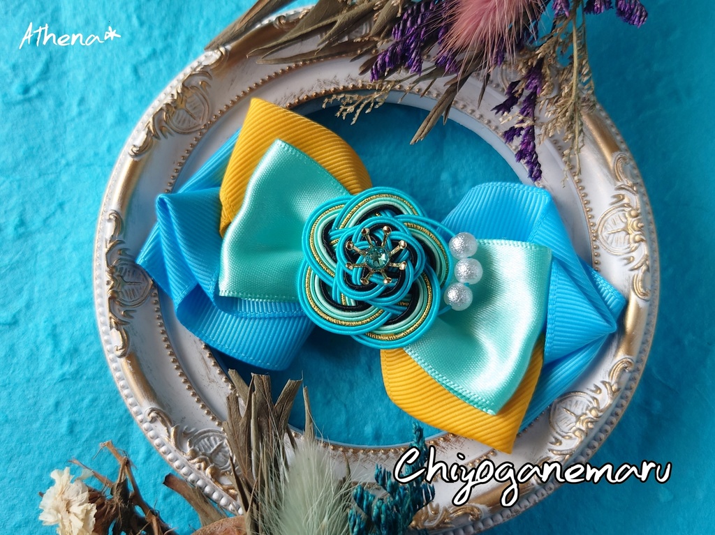 彩花-saika- リボンクリップ (太刀)