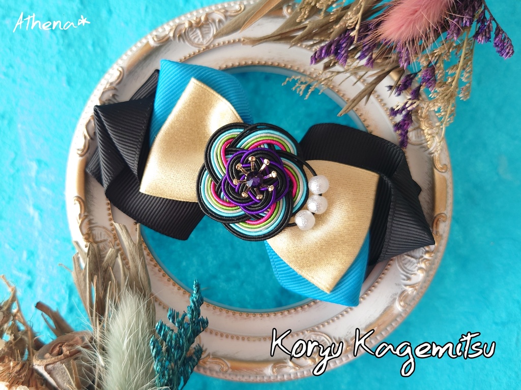 彩花-saika- リボンクリップ (太刀)